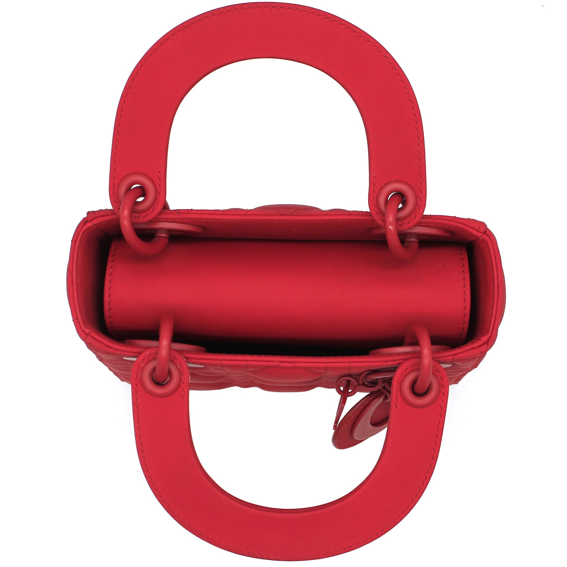 MINI LADY DIOR BAG Cherry Red Patent Cannage Calfskin  Hàng hiệu 11 HVip